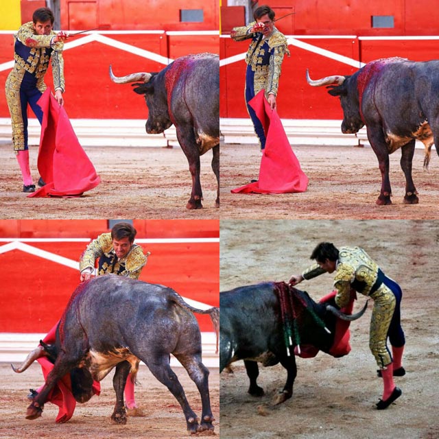 Estocada soberbia de Dávila Miura en Pamplona 2016 Estocada soberbia de Dávila Miura en Pamplona 2016