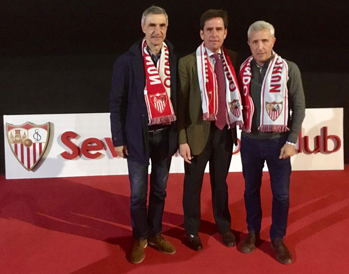 Convención Anual del Sevilla F.C. | Antonio Álvarez, Dávila Miura y Pablo Blanco Convención Anual del Sevilla F.C. | Antonio Álvarez, Dávila Miura y Pablo Blanco